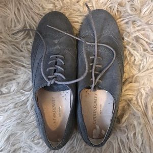 Cynthia Rowlry Suede Oxfords